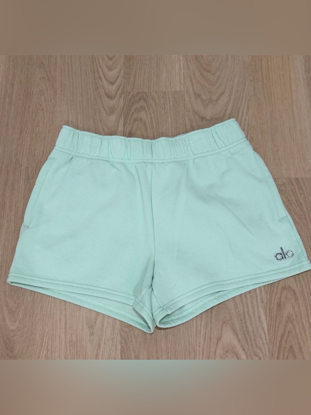 ALO Yoga Mint Green Accolade Shorts